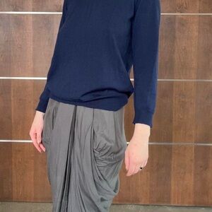 J. Crew Navy Blue Crew Neck Sweater